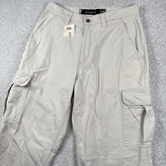 NEW‎ Vintage 90s Silvertab Khakis by LEVI'S Mens 32x34 Cargo Loose Pants Y2K